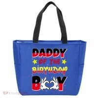 Daddy Of The Birthday Boy Dad Gift Tote Bag thumb 0