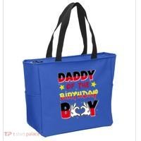 Daddy Of The Birthday Boy Dad Gift Tote Bag thumb 2