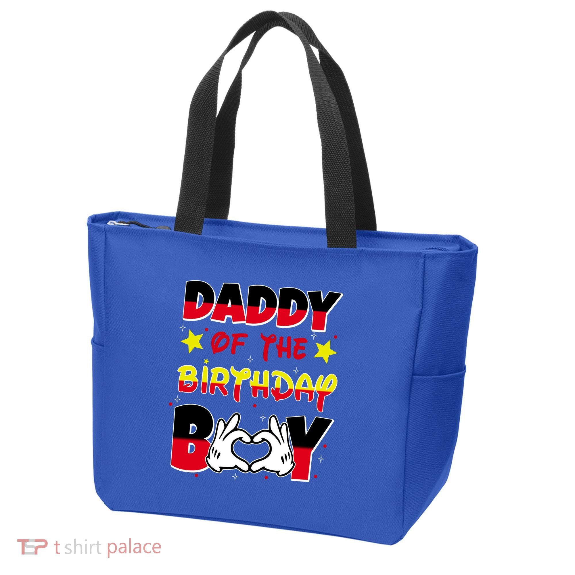 Daddy Of The Birthday Boy Dad Gift Tote Bag