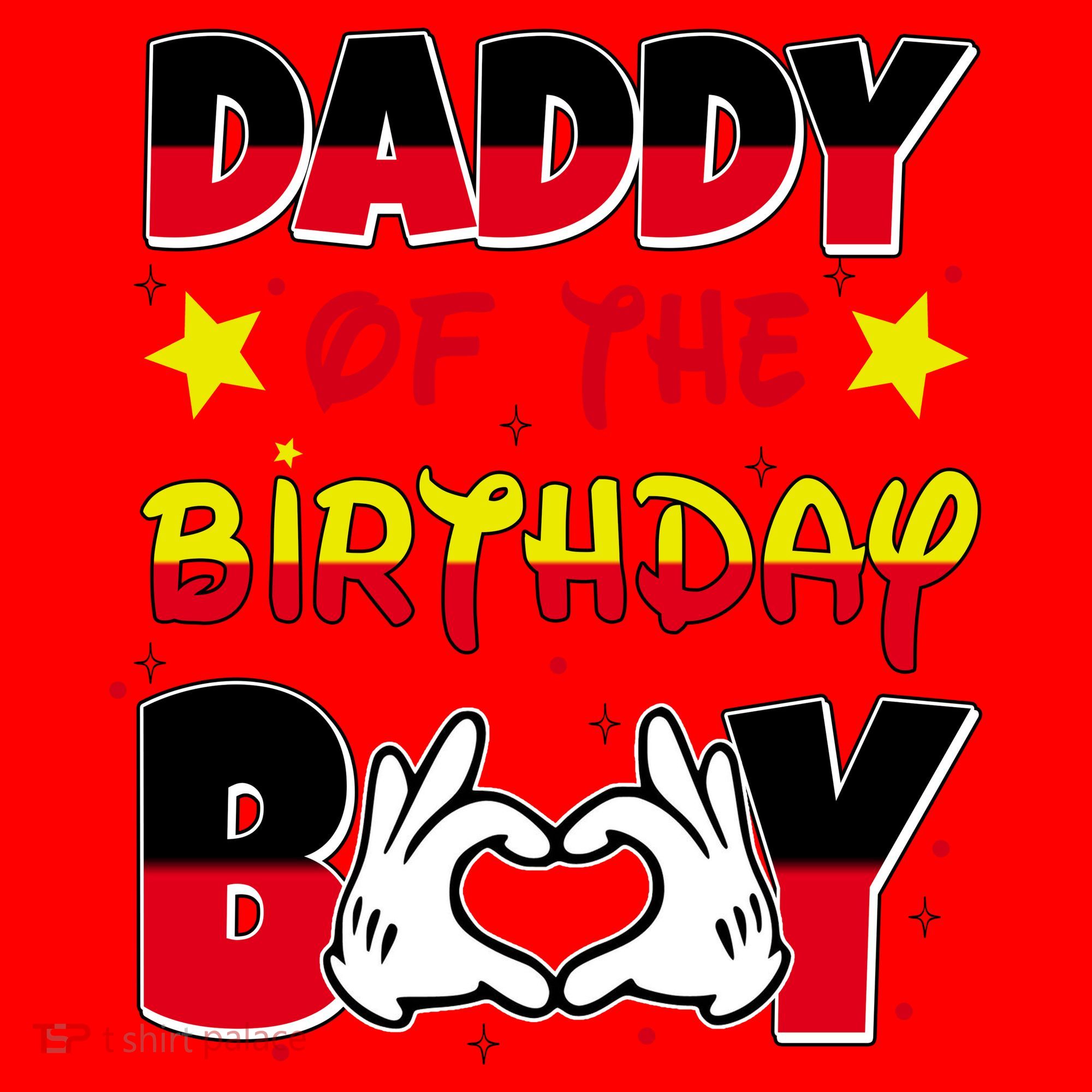 Daddy Of The Birthday Boy Dad Gift Santa Hat