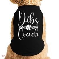 Dibs On The Coach Baseball For Baseball Coach Wife  Doggie Tank thumb 0