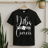 Dibs On The Coach Baseball For Baseball Coach Wife  T-Shirt thumb 2