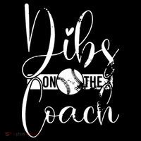 Dibs On The Coach Baseball For Baseball Coach Wife  Women's Hoodie thumb 2