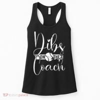 Dibs On The Coach Baseball For Baseball Coach Wife  Women's Tank Top thumb 0