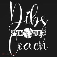 Dibs On The Coach Baseball For Baseball Coach Wife  Women's T-Shirt thumb 6