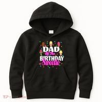 Dad Of The Birthday Sweetie Kids Hoodie thumb 0