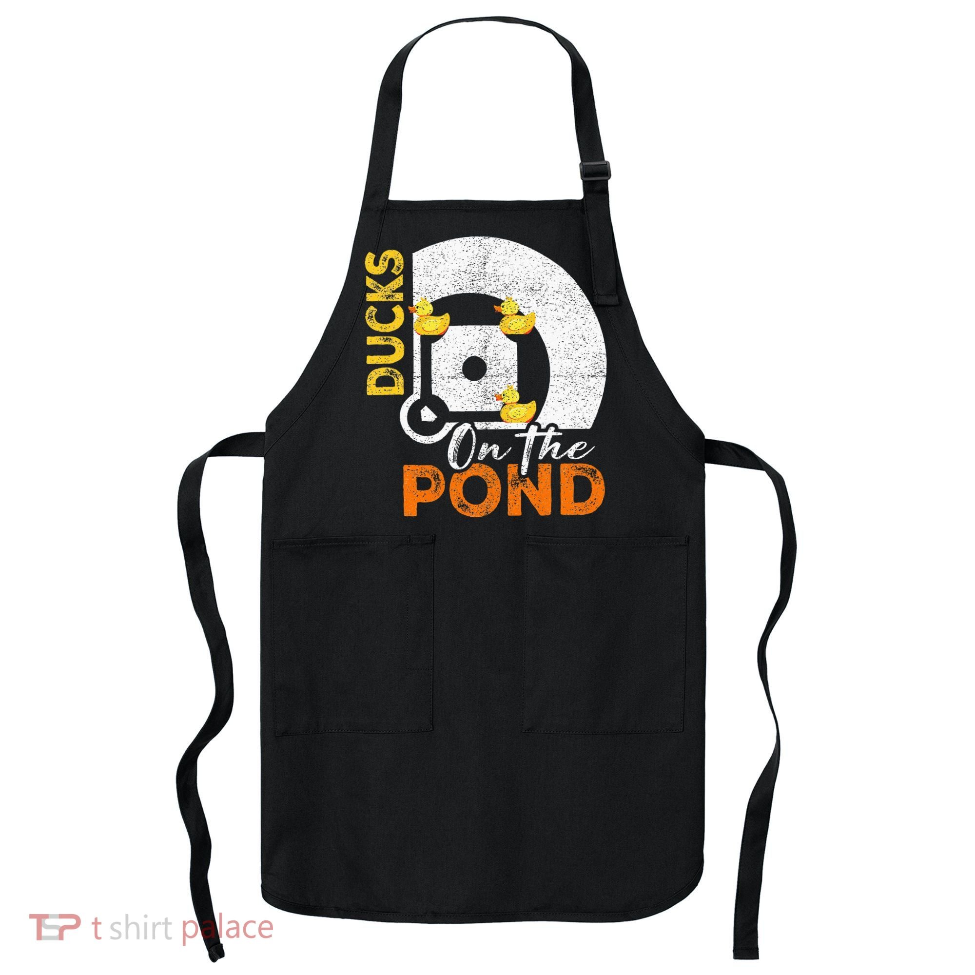 Ducks On The Pond Baseball Field Softball Saying Apron