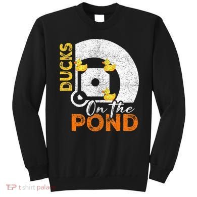 Ducks On The Pond Baseball Field Softball Saying Sweatshirt