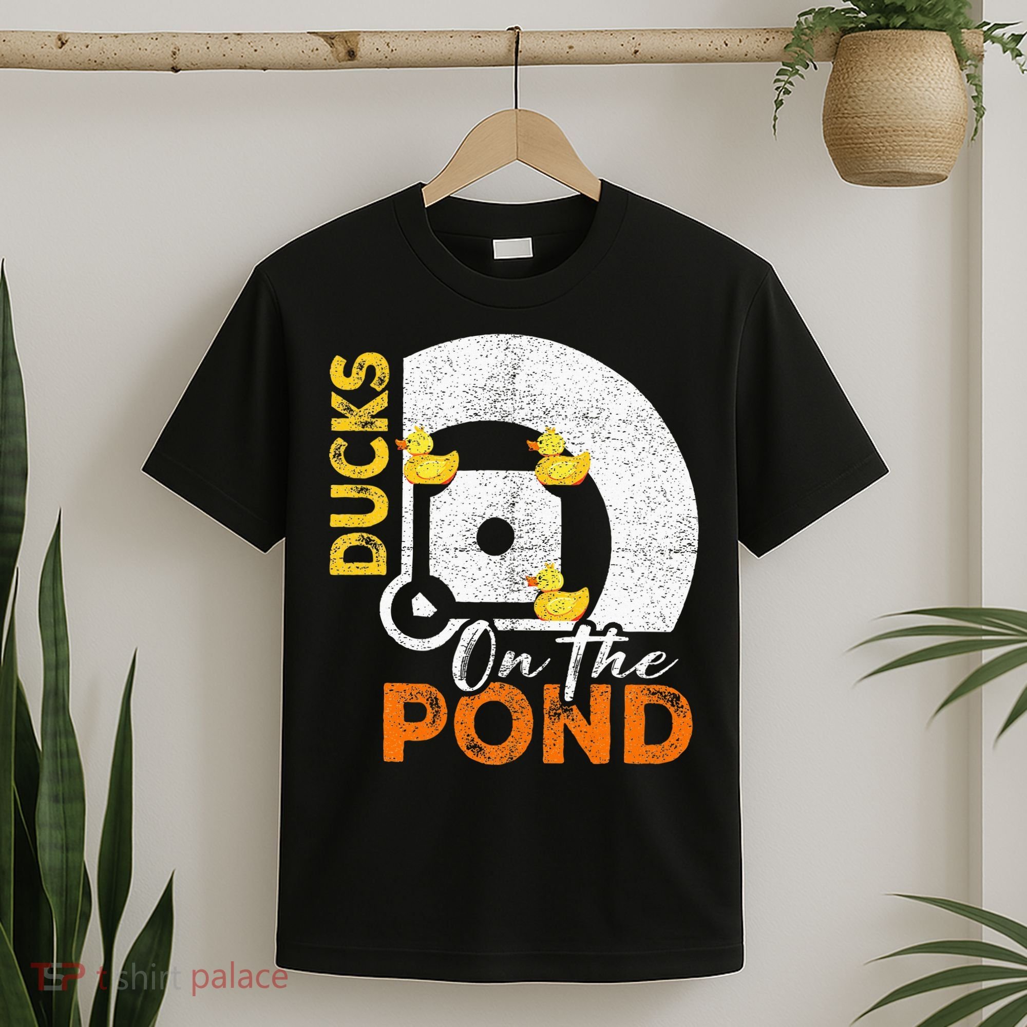Ducks On The Pond Baseball Field Softball Saying T-Shirt