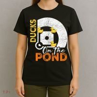 Ducks On The Pond Baseball Field Softball Saying T-Shirt thumb 4