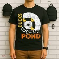 Ducks On The Pond Baseball Field Softball Saying T-Shirt thumb 6