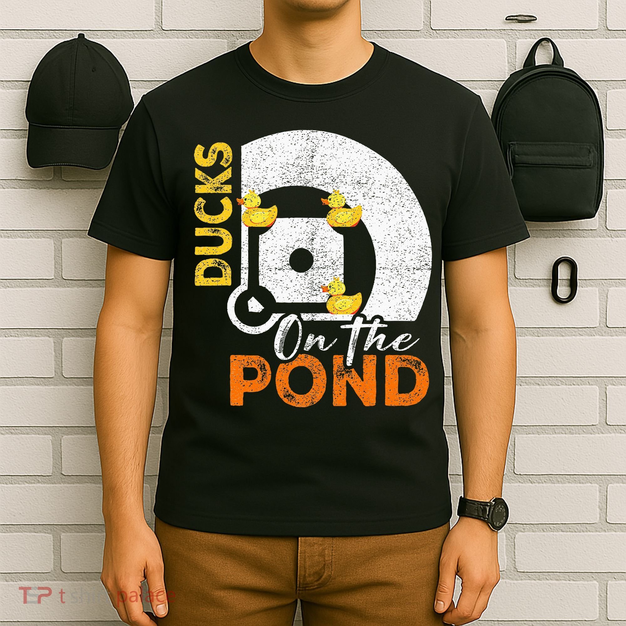 Ducks On The Pond Baseball Field Softball Saying T-Shirt