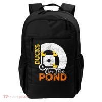 Ducks On The Pond Baseball Field Softball Saying Backpack thumb 0