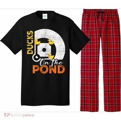 Ducks On The Pond Baseball Field Softball Saying Pajama Set