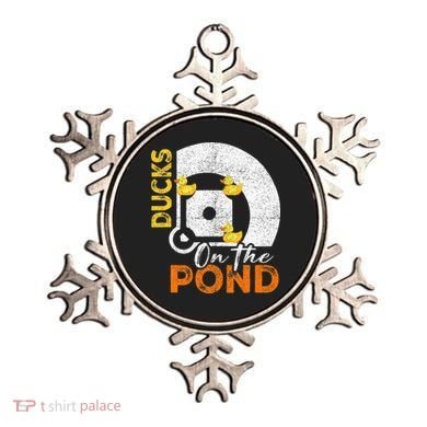 Ducks On The Pond Baseball Field Softball Saying Ornament