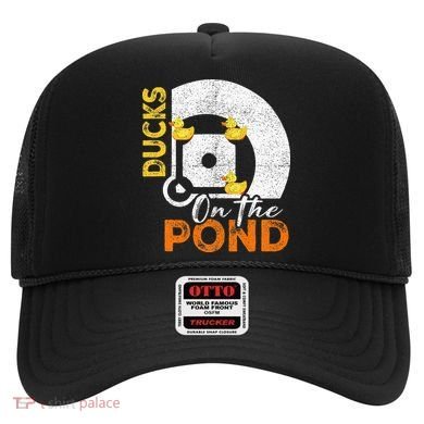Ducks On The Pond Baseball Field Softball Saying Hat