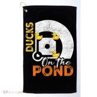 Ducks On The Pond Baseball Field Softball Saying Golf Towel thumb 0