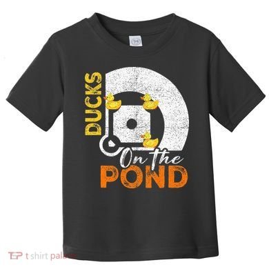 Ducks On The Pond Baseball Field Softball Saying Toddler T-Shirt