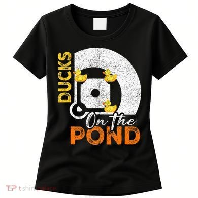 Ducks On The Pond Baseball Field Softball Saying Women's T-Shirt