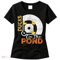Ducks On The Pond Baseball Field Softball Saying Women's T-Shirt thumb 0