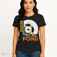 Ducks On The Pond Baseball Field Softball Saying Women's T-Shirt thumb 4