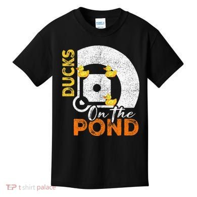 Ducks On The Pond Baseball Field Softball Saying Kids T-Shirt