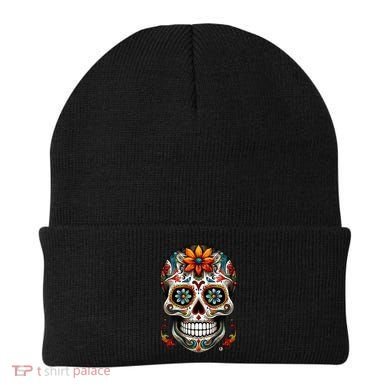 Day Of The Dead Inspired Sugar Skull Beanie
