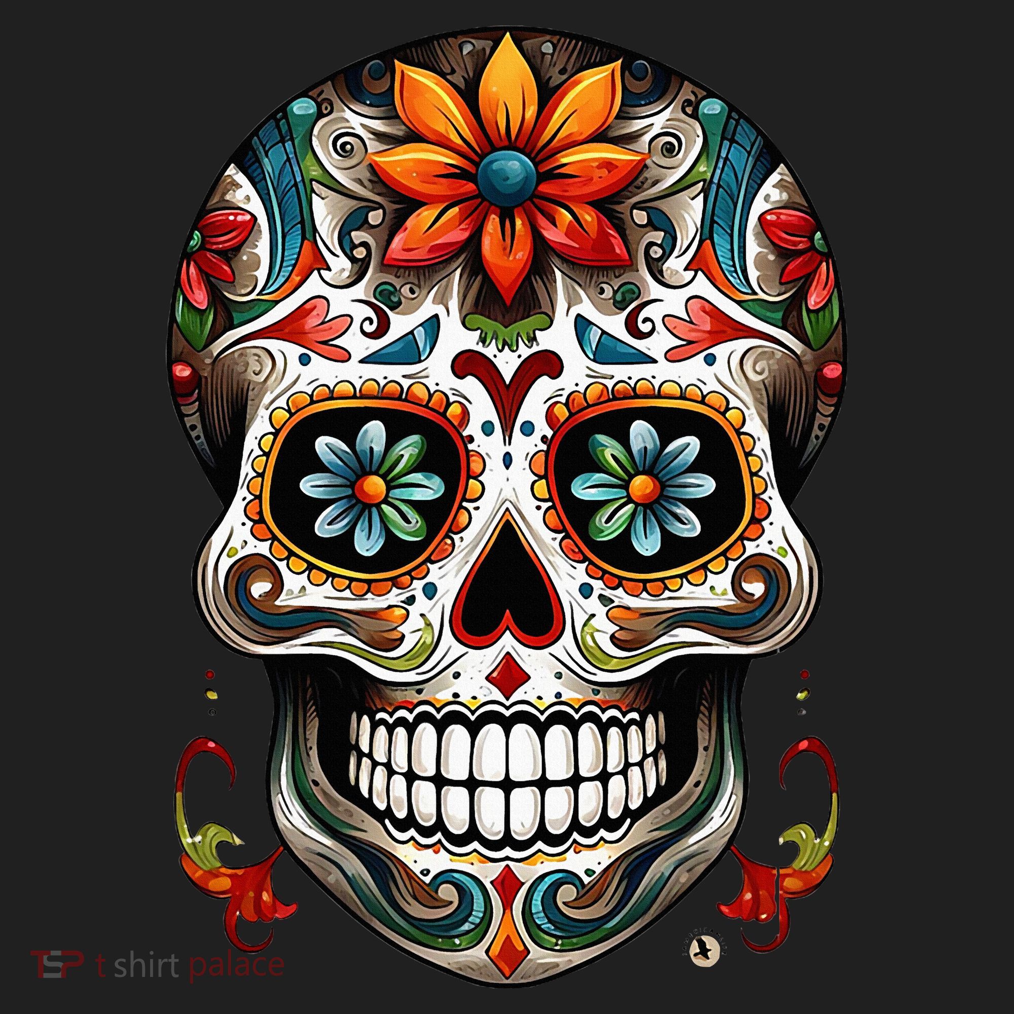 Day Of The Dead Inspired Sugar Skull Beanie