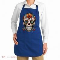 Day Of The Dead Inspired Sugar Skull Apron thumb 2