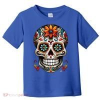 Day Of The Dead Inspired Sugar Skull Toddler T-Shirt thumb 0
