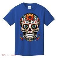 Day Of The Dead Inspired Sugar Skull Kids T-Shirt thumb 0