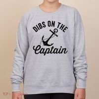 Dibs on The Captain Funny Captain Wife Women's Sweatshirt thumb 0