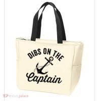 Dibs on The Captain Funny Captain Wife Tote Bag thumb 3