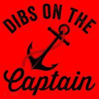 Dibs on The Captain Funny Captain Wife Santa Hat thumb 1