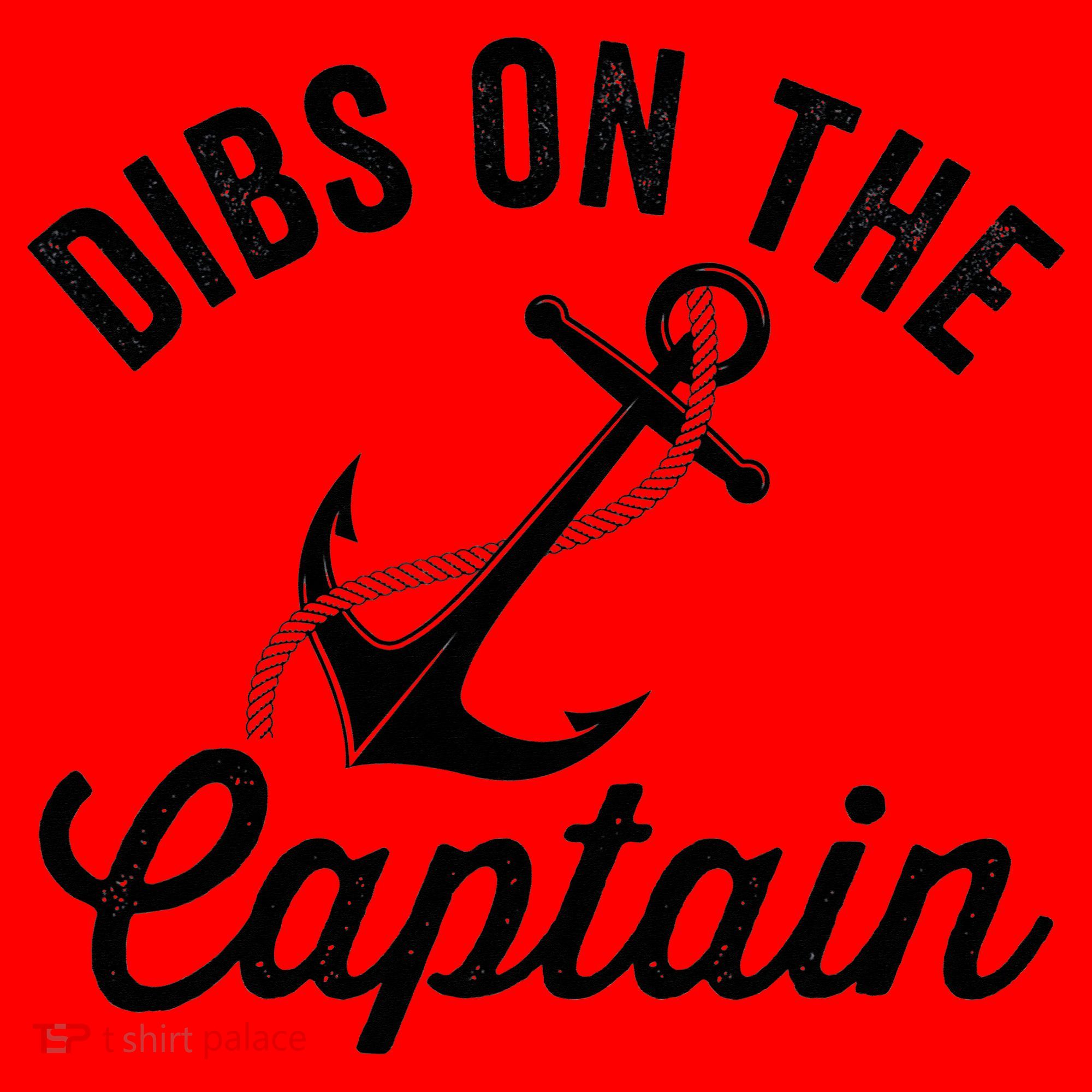 Dibs on The Captain Funny Captain Wife Santa Hat