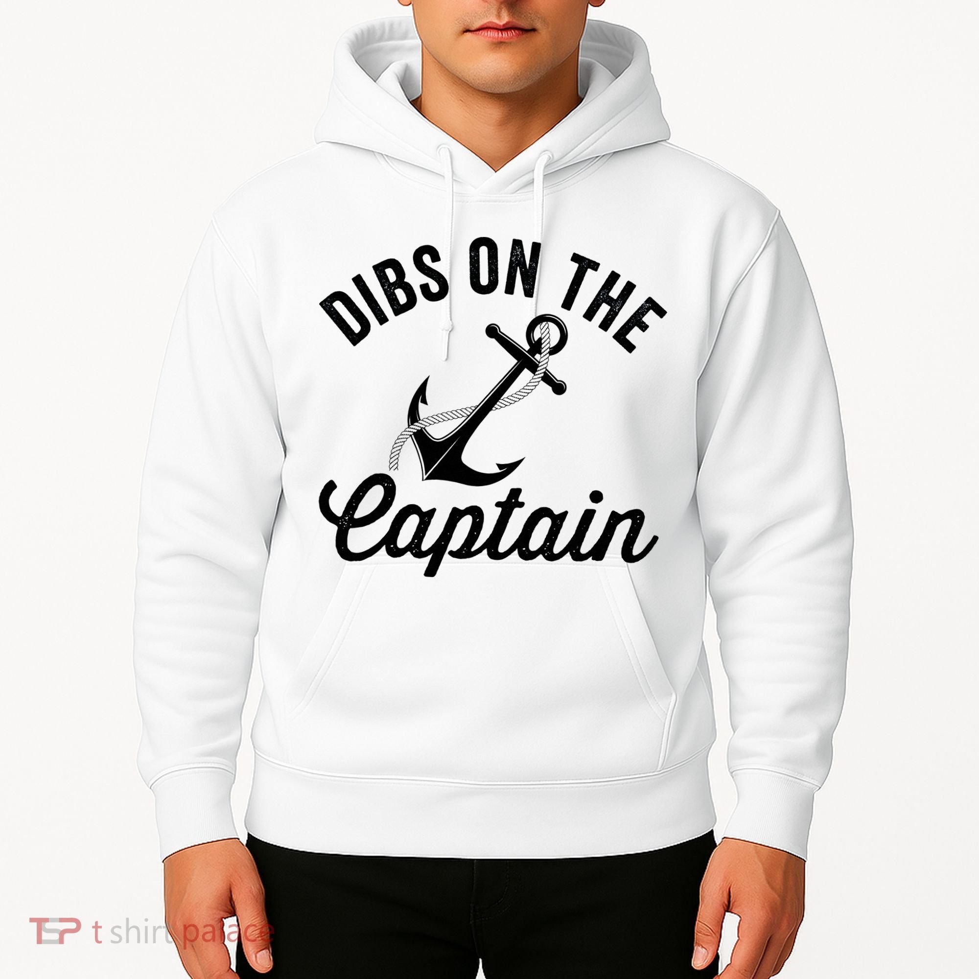 Dibs on The Captain Funny Captain Wife Hoodie