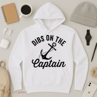 Dibs on The Captain Funny Captain Wife Hoodie thumb 3