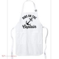 Dibs on The Captain Funny Captain Wife Apron thumb 0