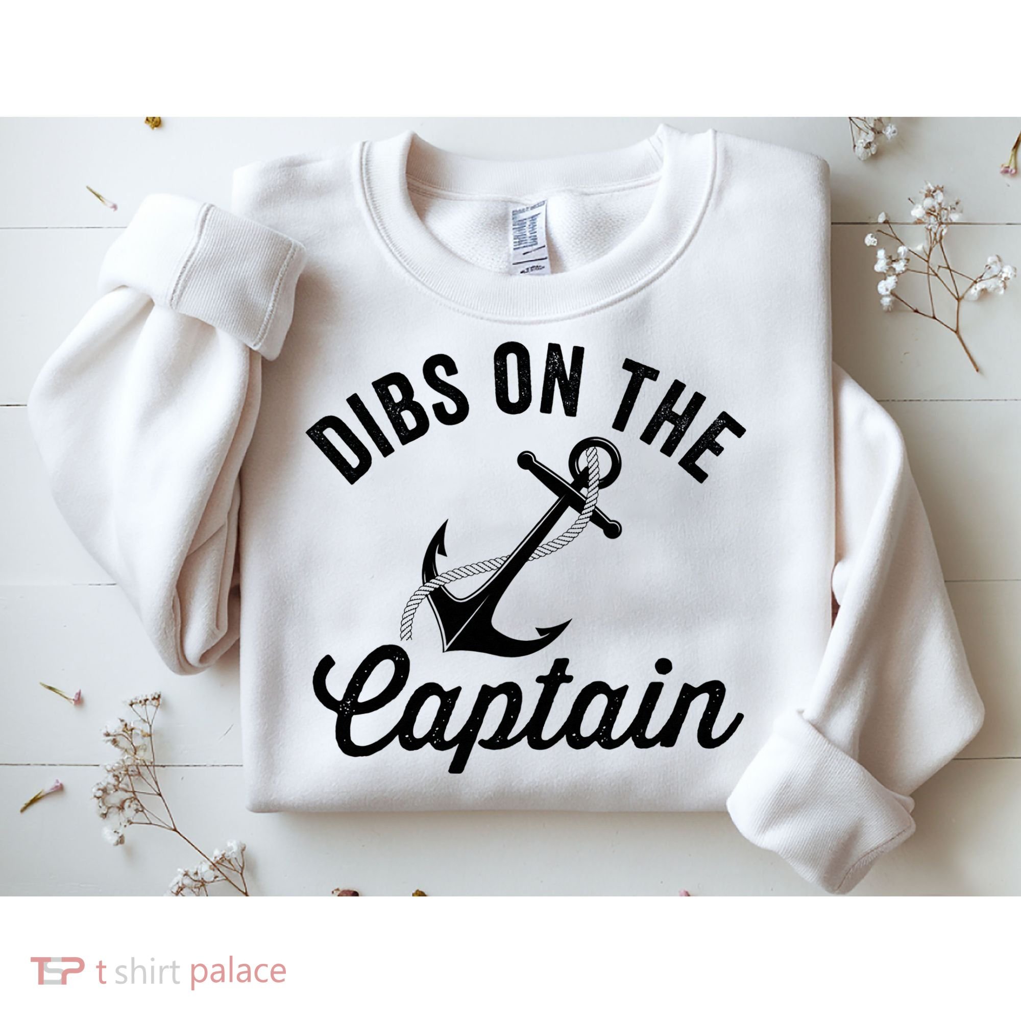 Dibs on The Captain Funny Captain Wife Sweatshirt