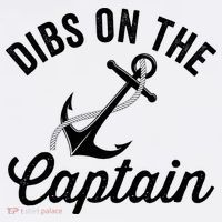Dibs on The Captain Funny Captain Wife Sweatshirt thumb 3