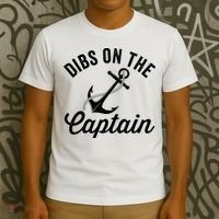 Dibs on The Captain Funny Captain Wife T-Shirt thumb 3