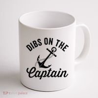 Dibs on The Captain Funny Captain Wife Coffee Mug thumb 1