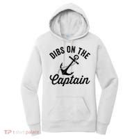 Dibs on The Captain Funny Captain Wife Women's Hoodie thumb 0