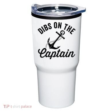 Dibs on The Captain Funny Captain Wife Tumbler
