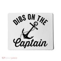 Dibs on The Captain Funny Captain Wife Mousepad thumb 0