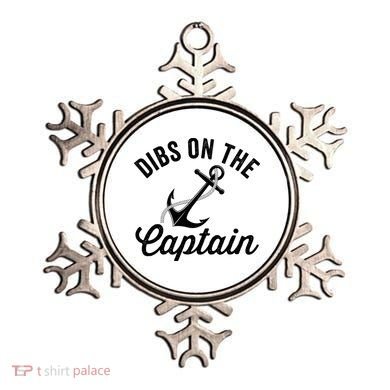 Dibs on The Captain Funny Captain Wife Ornament