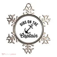 Dibs on The Captain Funny Captain Wife Ornament thumb 0