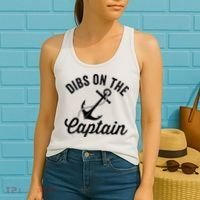 Dibs on The Captain Funny Captain Wife Women's Tank Top thumb 2