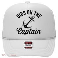 Dibs on The Captain Funny Captain Wife Hat thumb 0