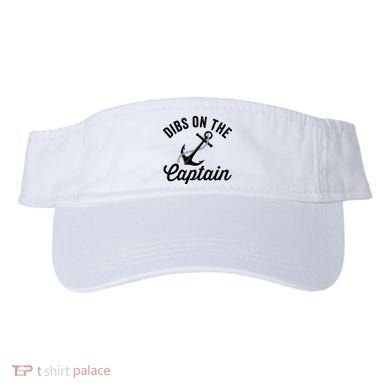 Dibs on The Captain Funny Captain Wife Visor